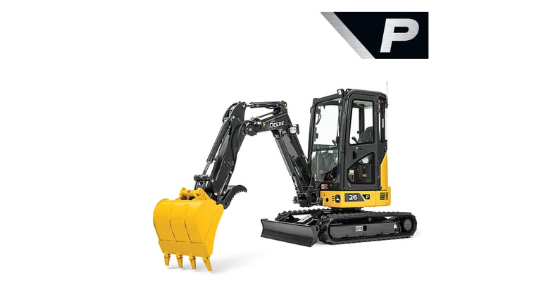 26 P-Tier Compact Excavator