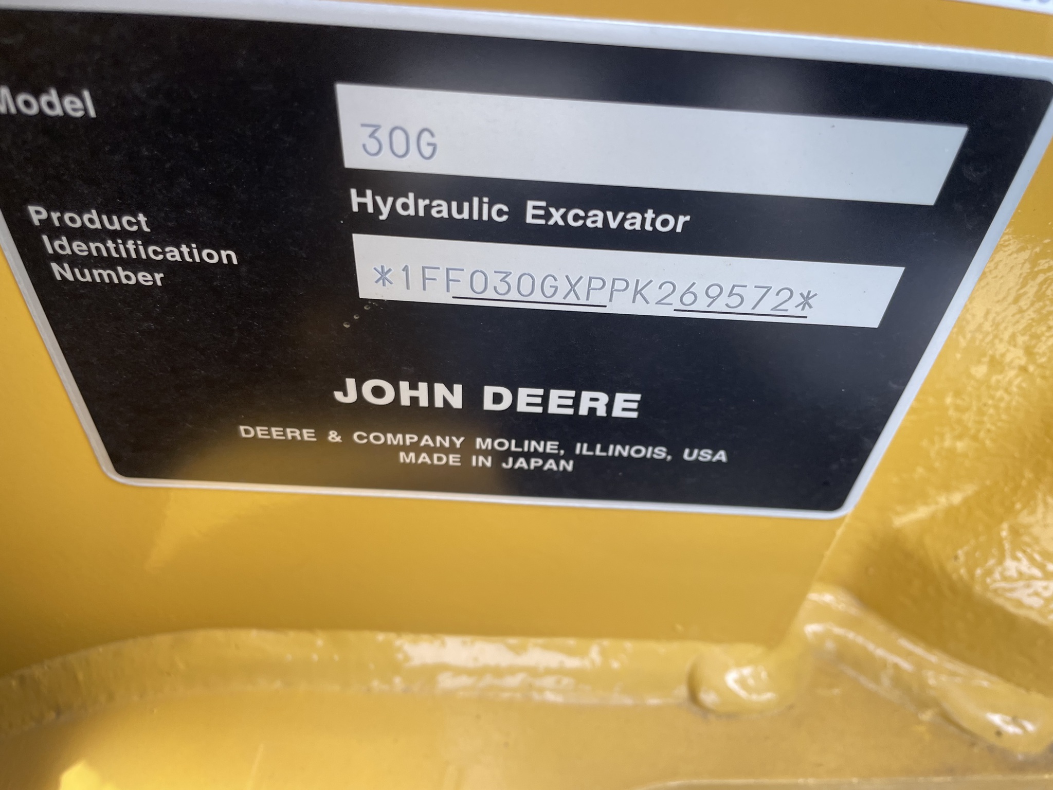 2023 John Deere 30G Image 6