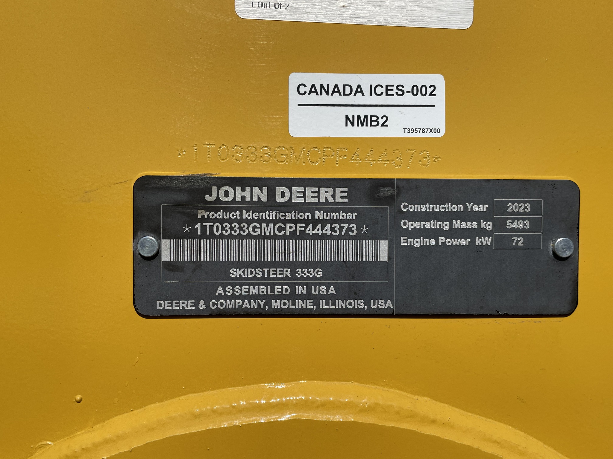 2023 John Deere 333G Image 11