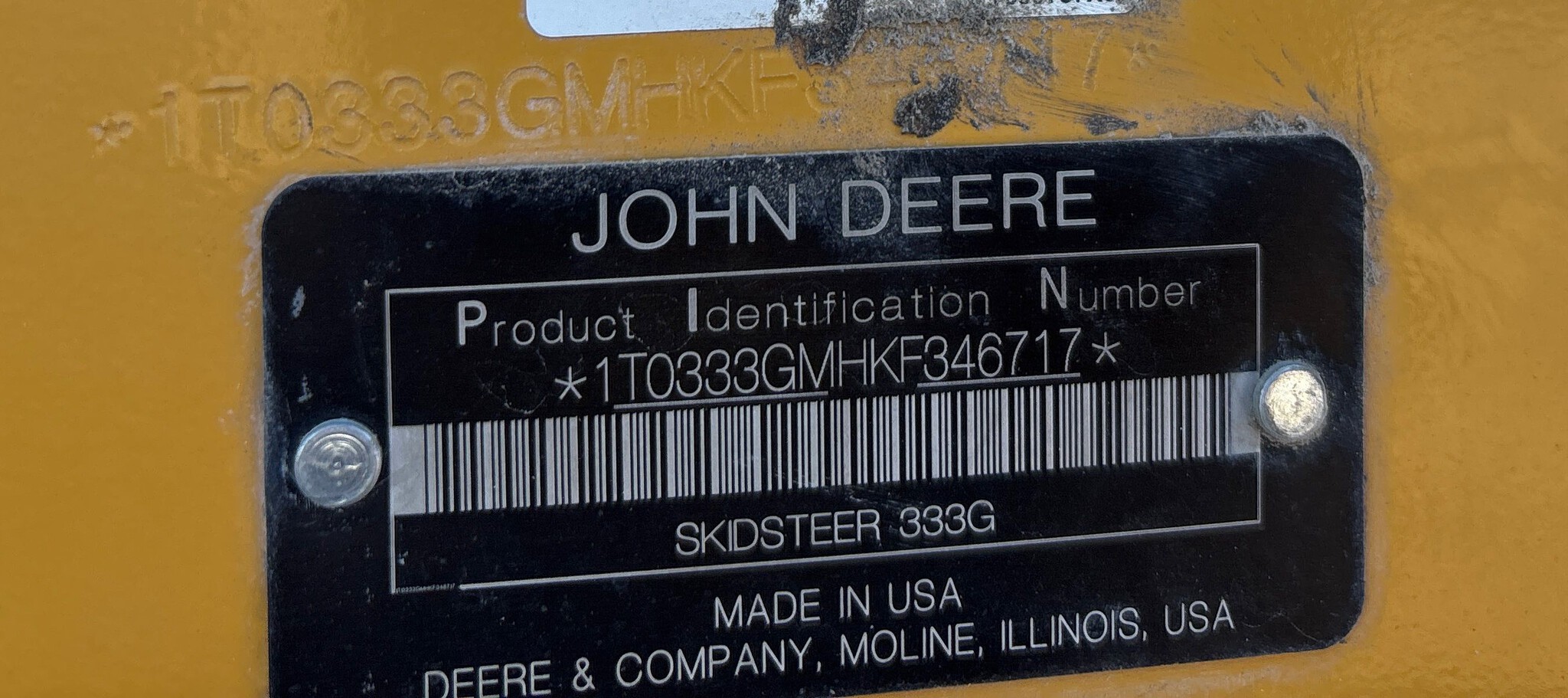 2019 John Deere 333G Image 10