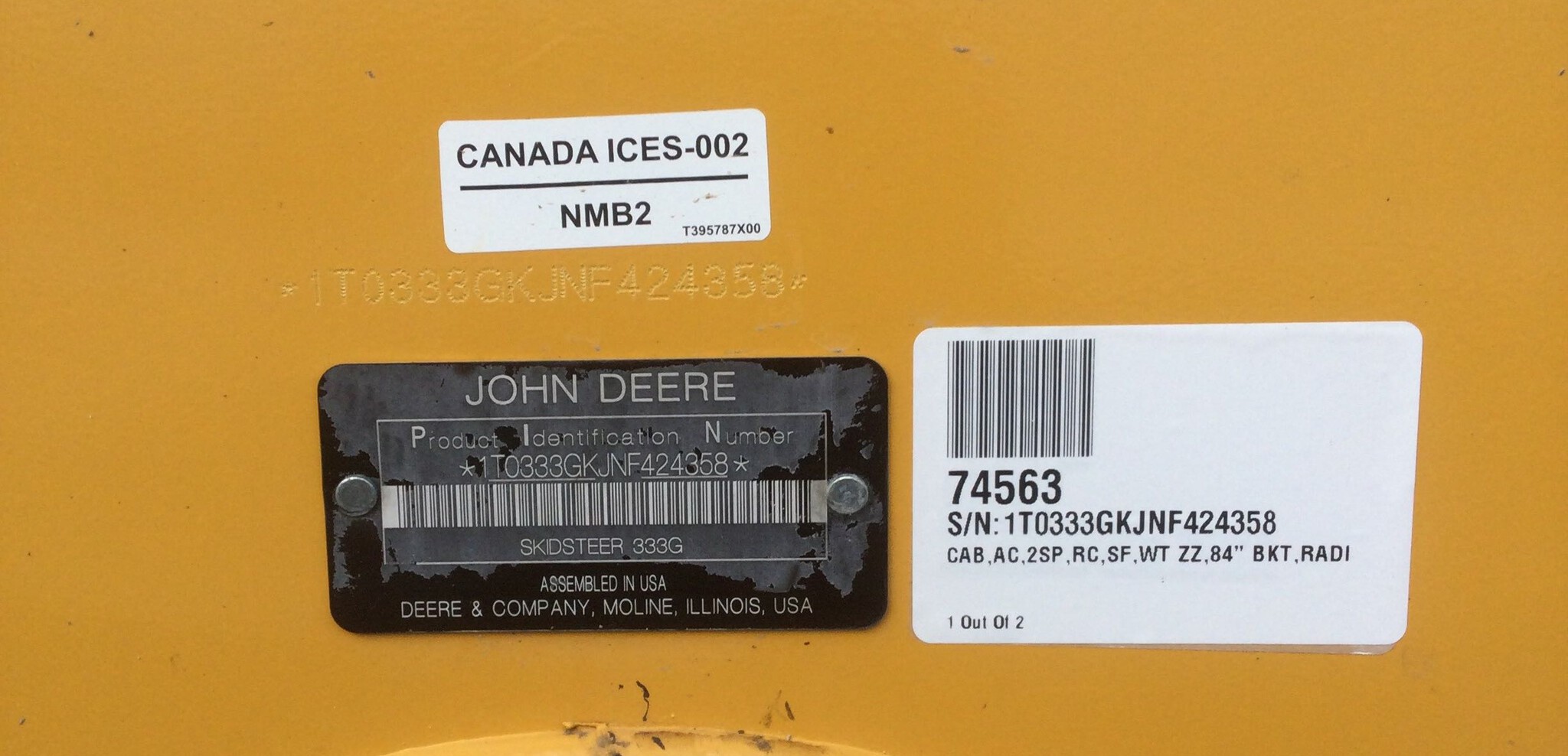 2022 John Deere 333G Image 12