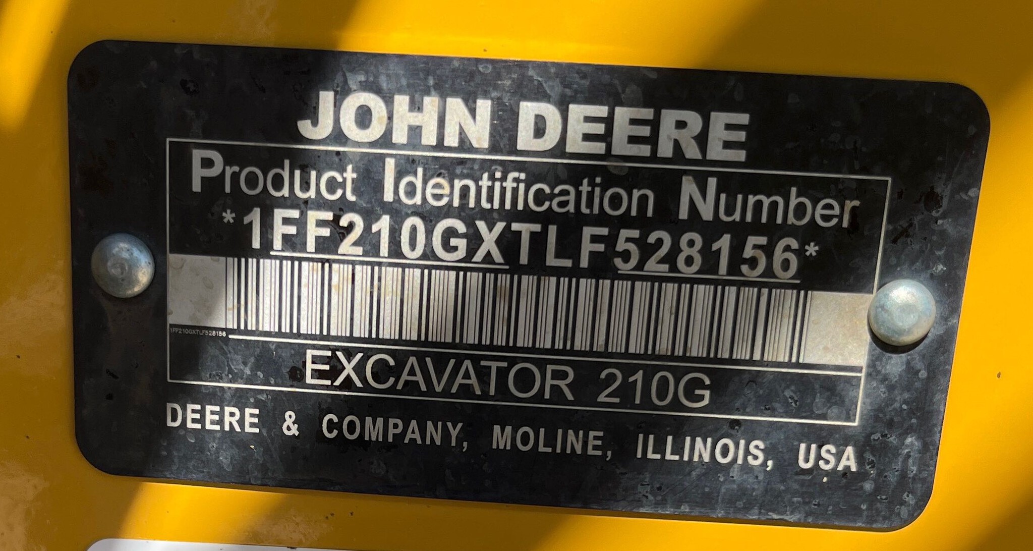 2020 John Deere 210G LC Image 14