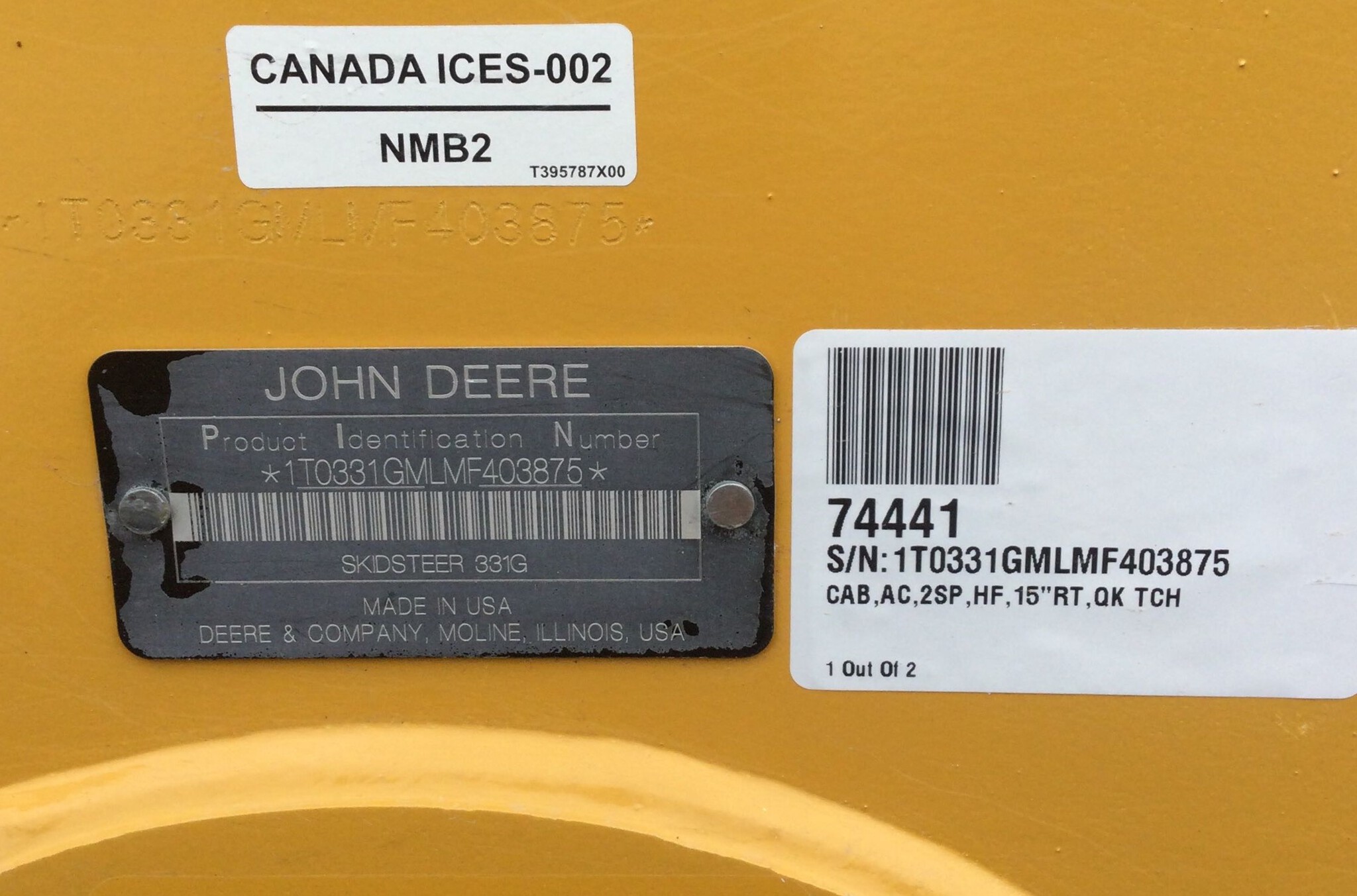 2021 John Deere 331G Image 6