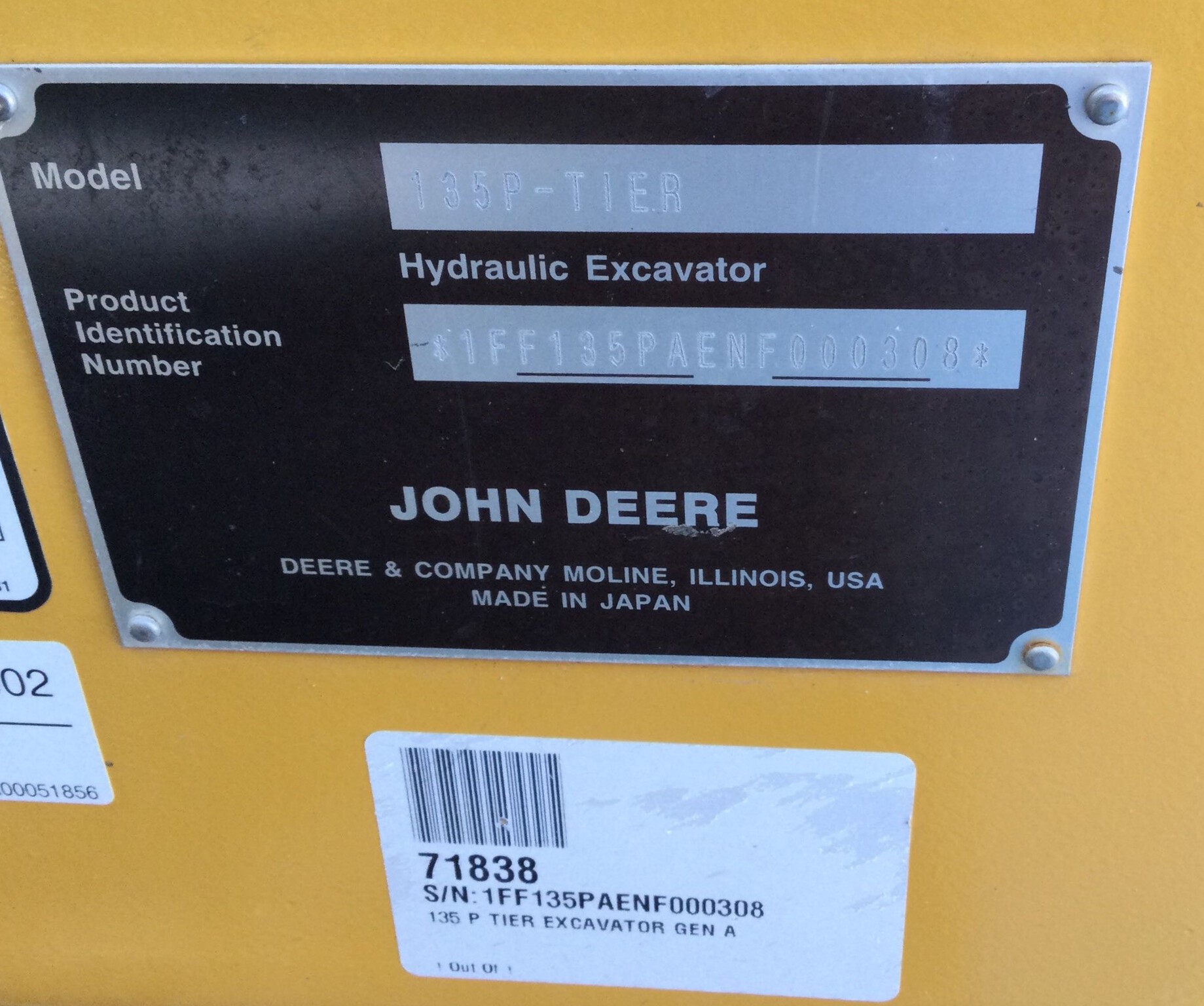 2023 John Deere 135 P Image 10