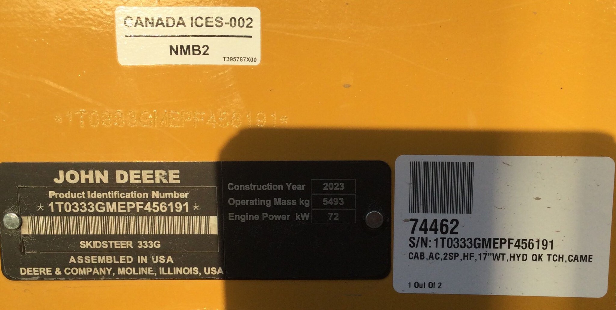 2023 John Deere 333G Image 14