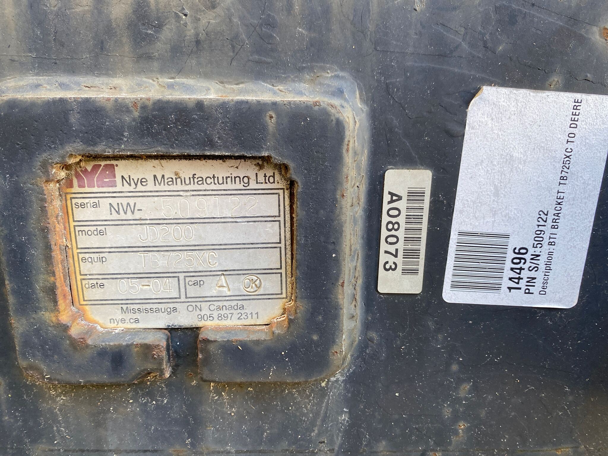 2006 Breaker Technology, Inc. (BTI) BRACKET Image 4