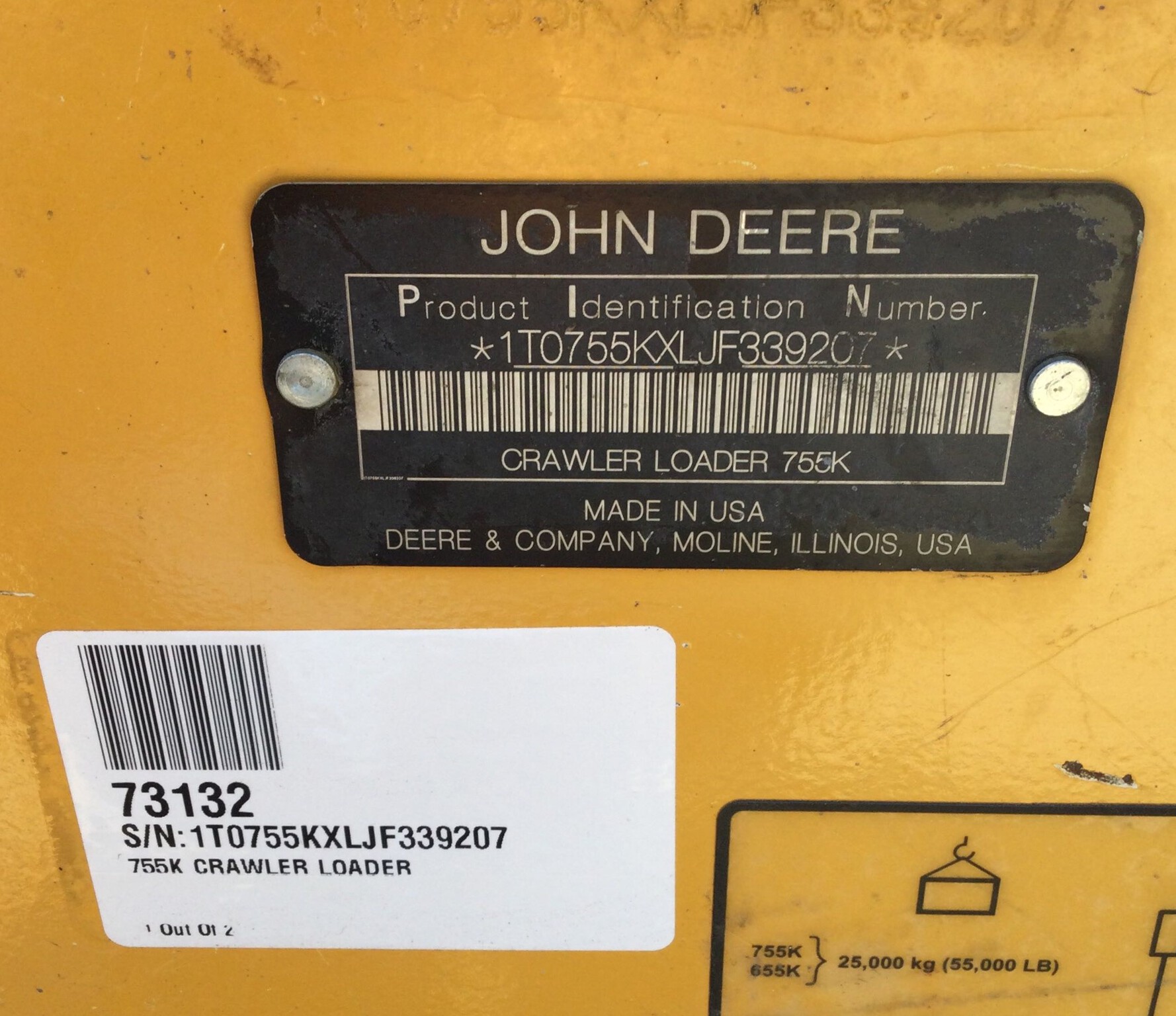 2019 John Deere 755K Image 12