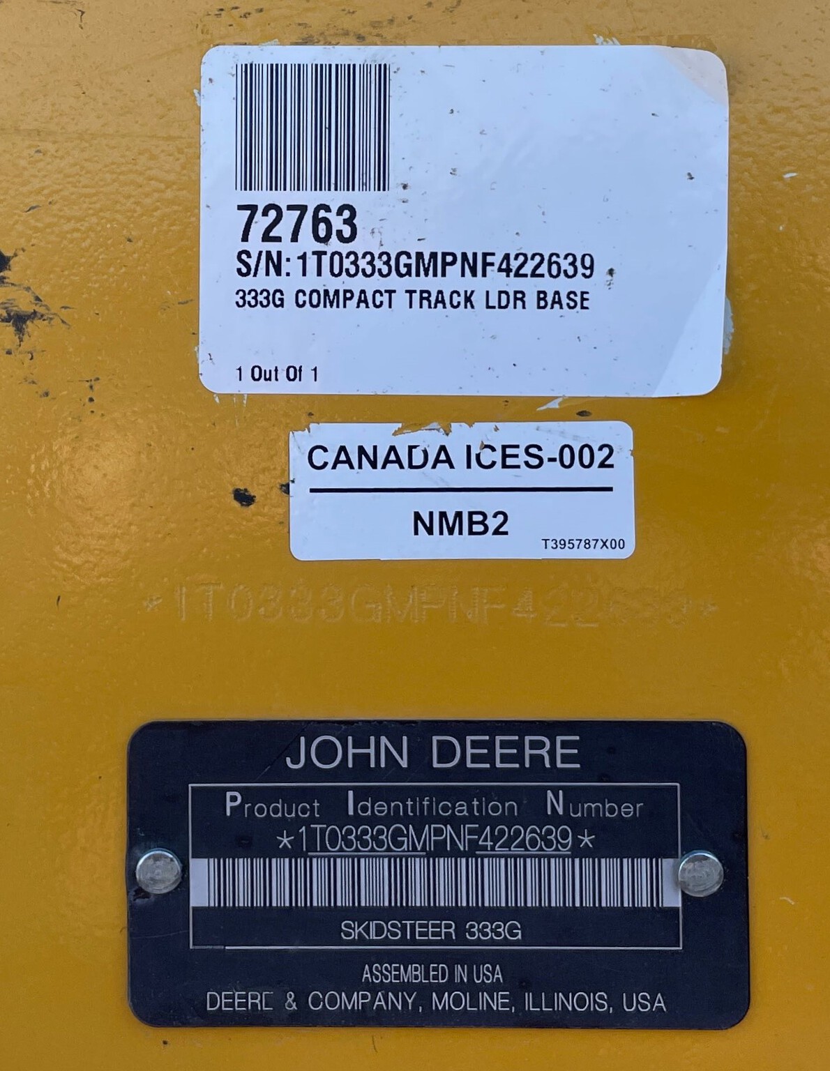 2022 John Deere 333G Image 12