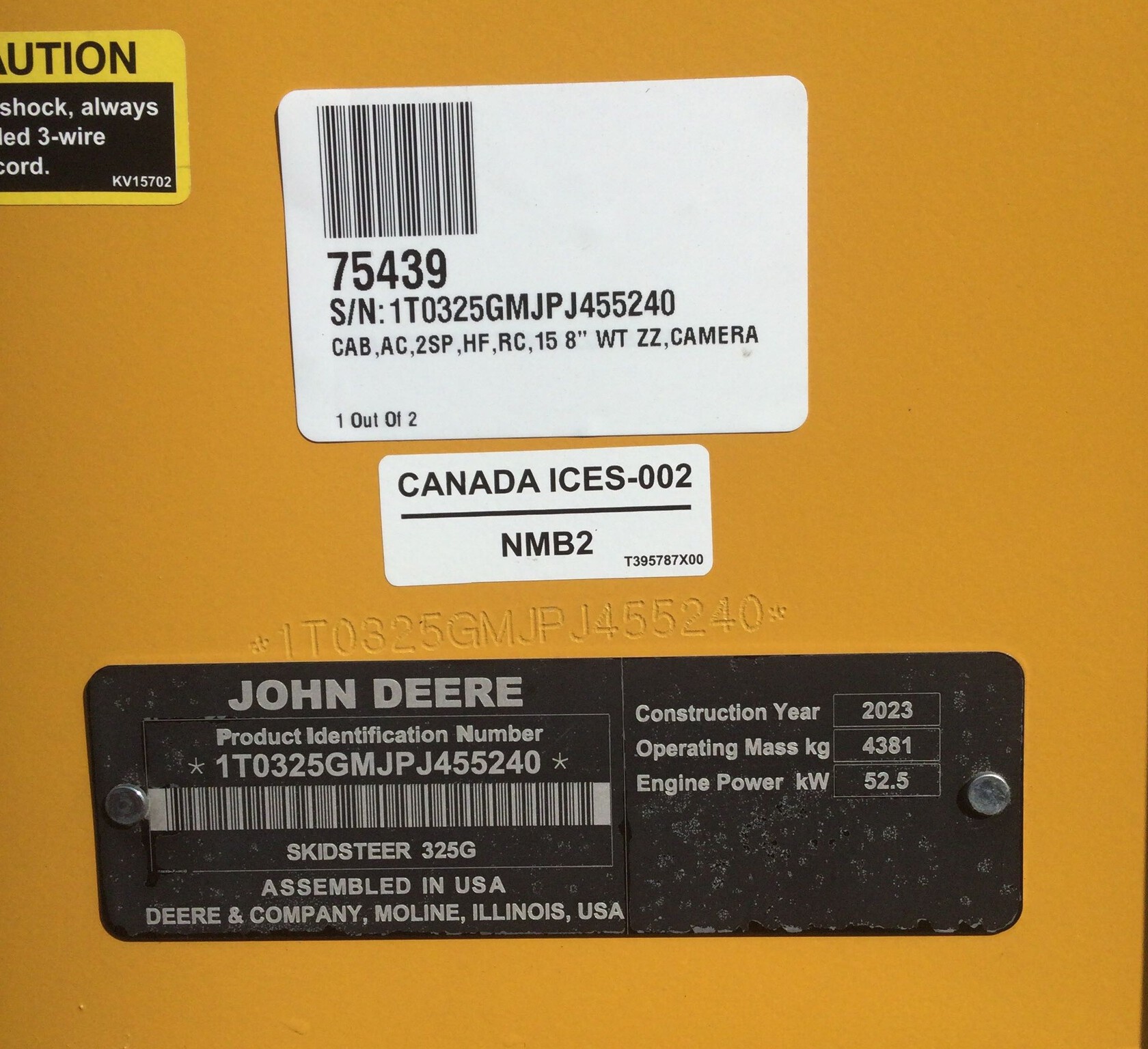 2023 John Deere 325G Image 12