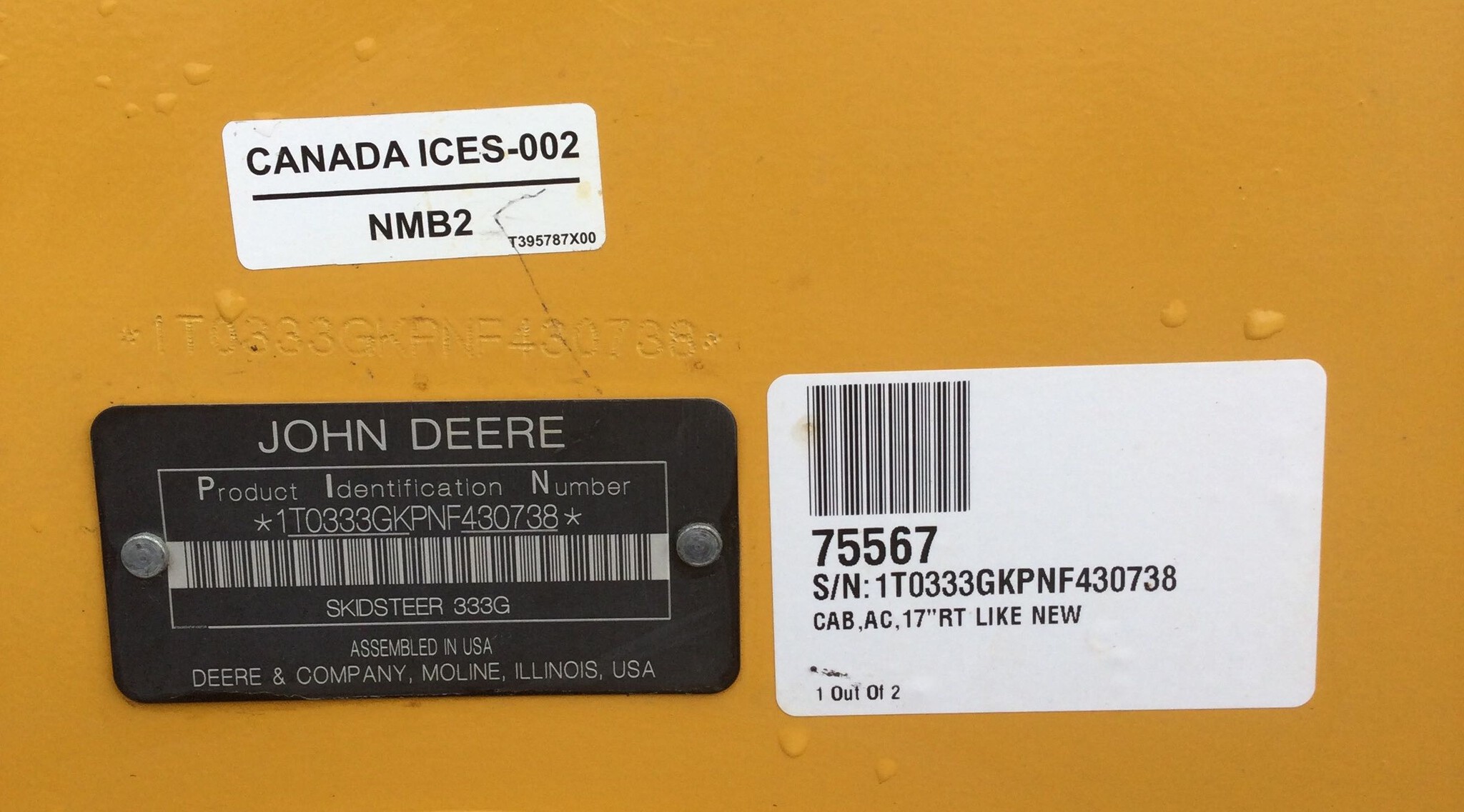 2022 John Deere 333G Image 10