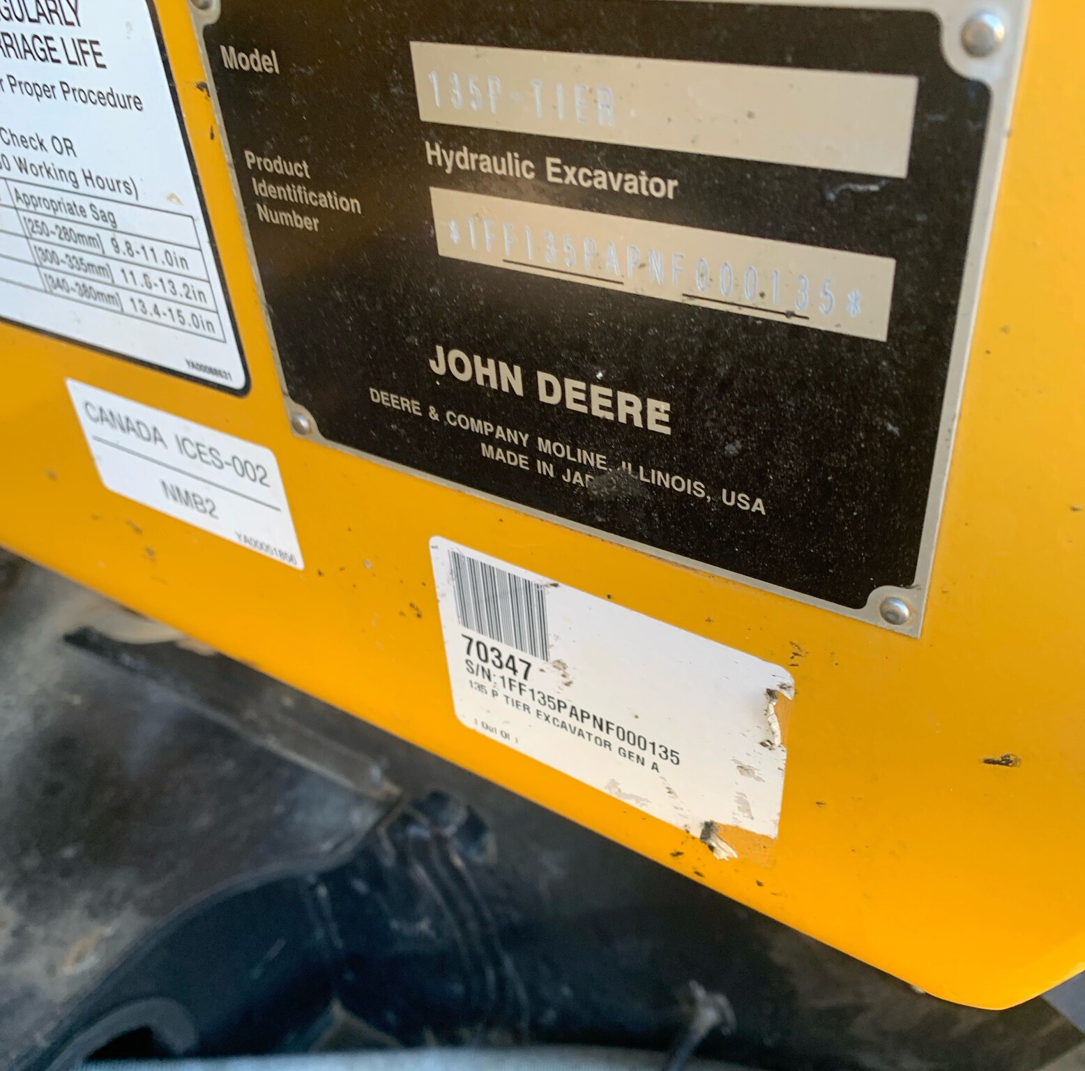 2023 John Deere 135 P Image 9