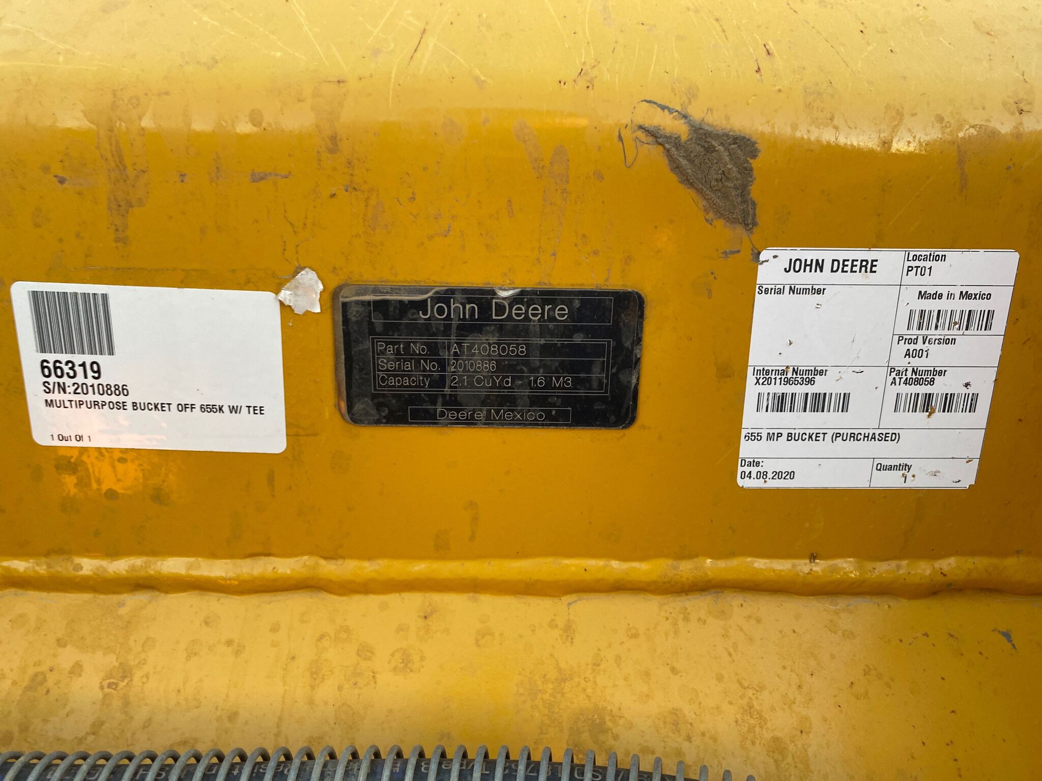 2020 John Deere BUCKET Image 5