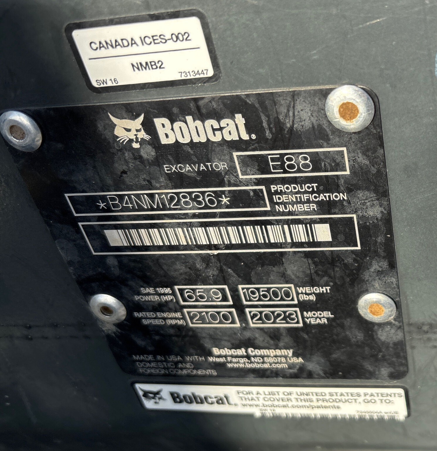 2023 Bobcat E88 Image 10