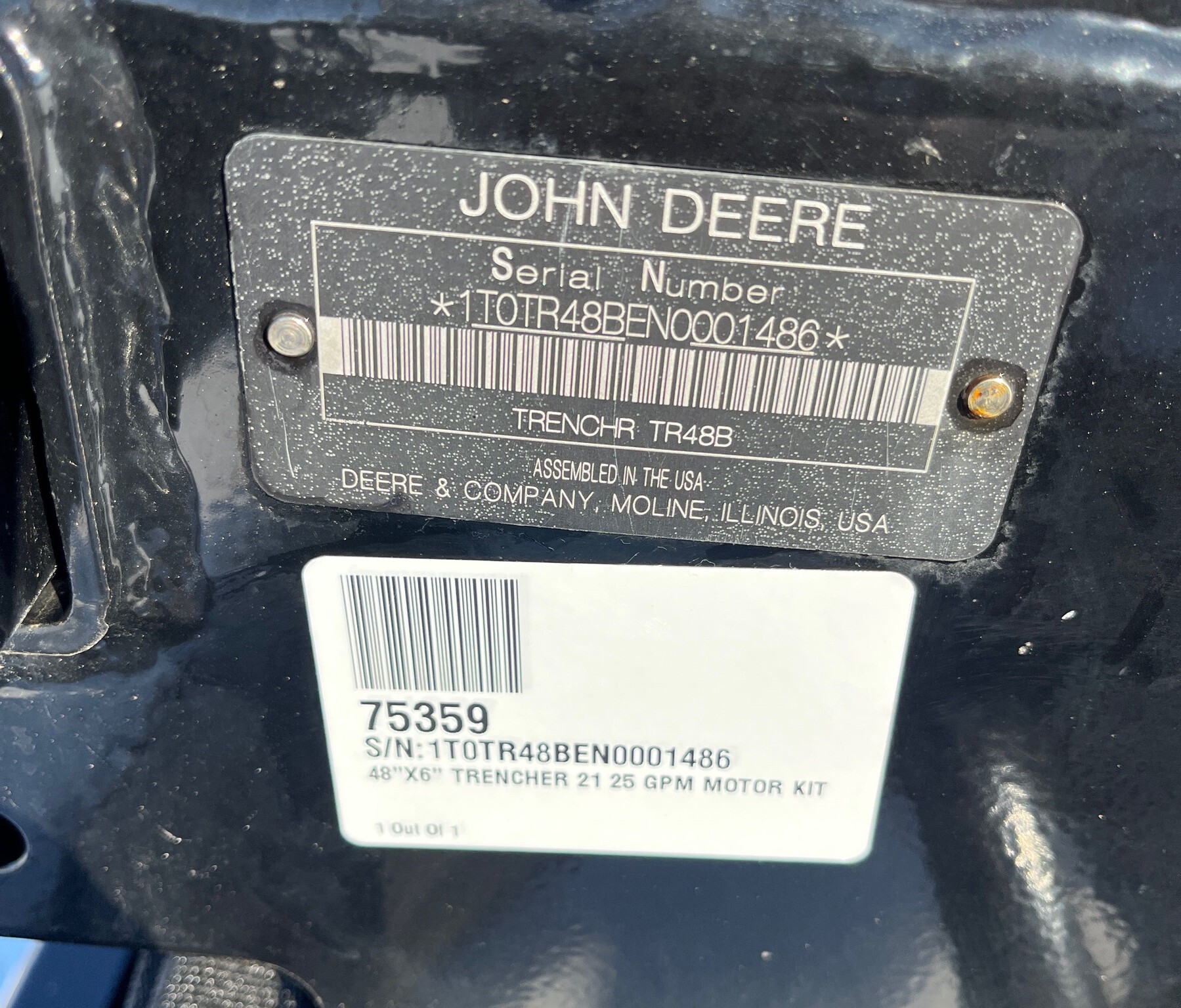 2022 John Deere TR48B Image 6