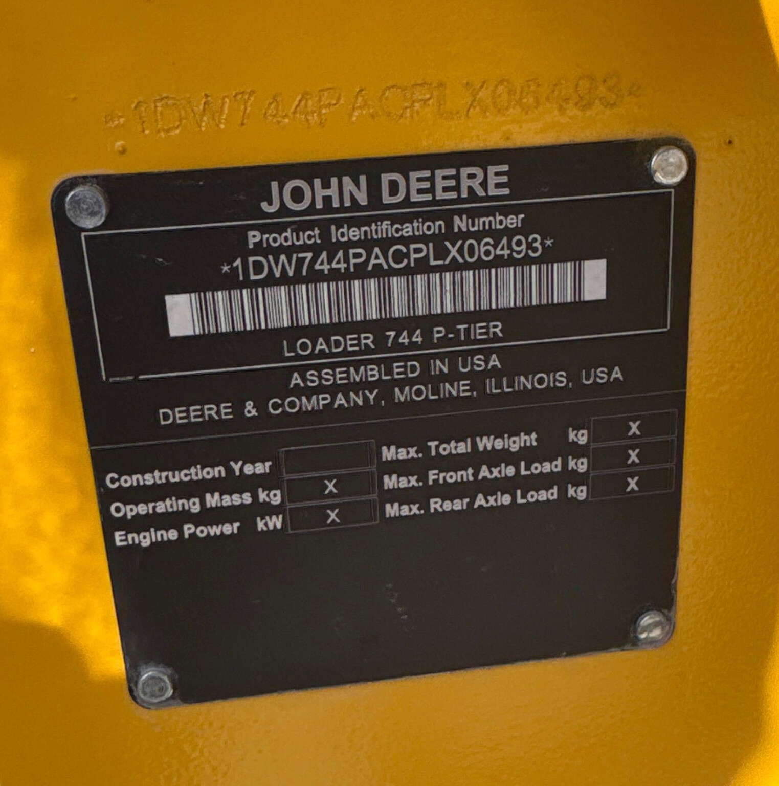 2023 John Deere 744 P Image 6
