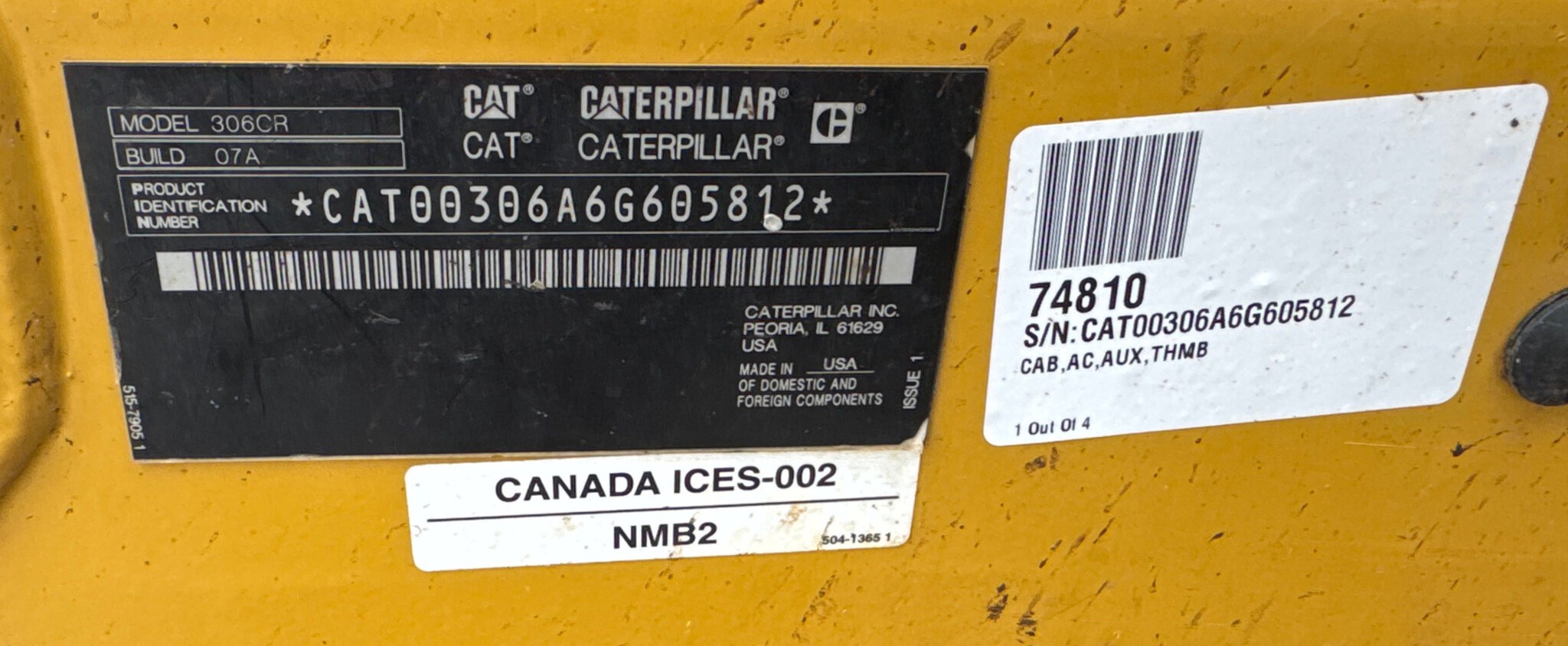2022 Caterpillar 306 Image 9