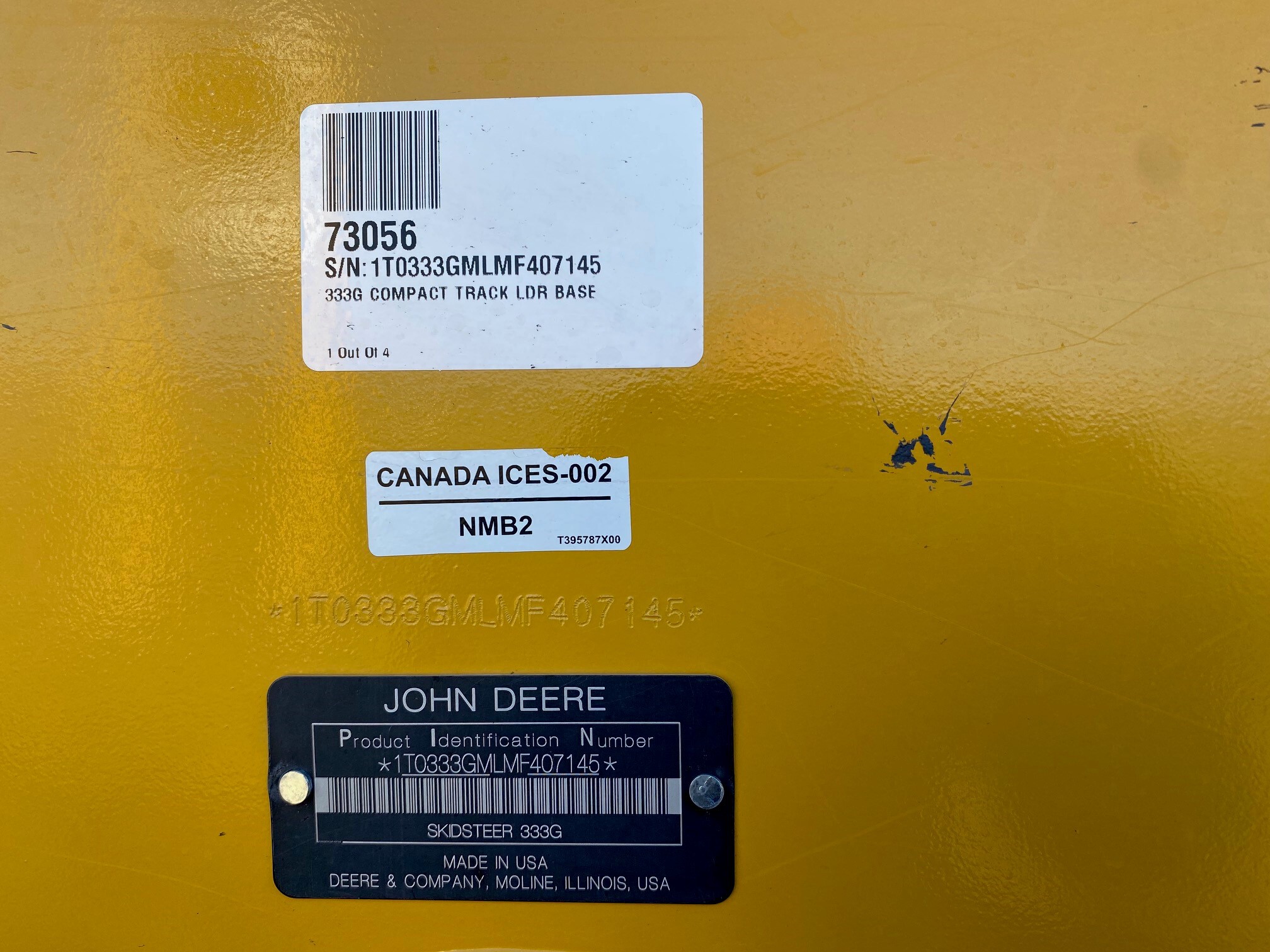 2021 John Deere 333G Image 12