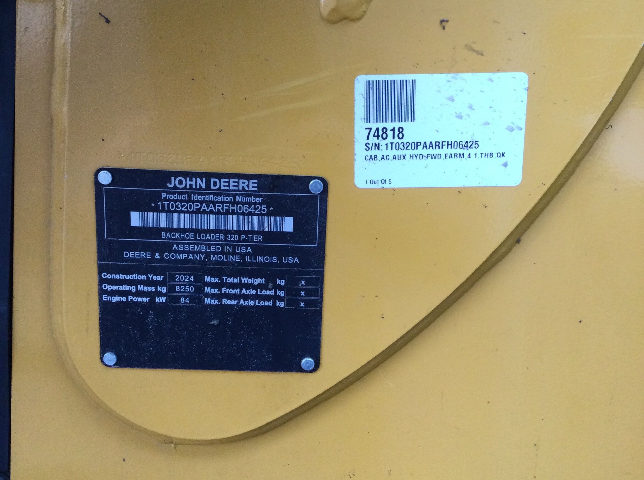2024 John Deere 320 P Image 11