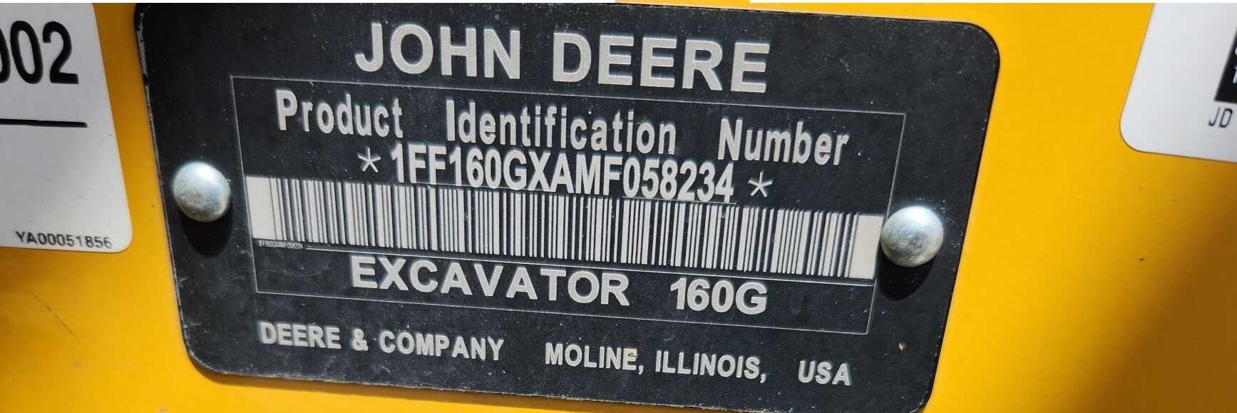 2021 John Deere 160G LC Image 10