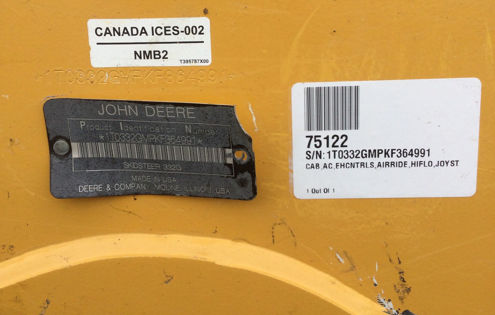 2020 John Deere 332G Image 12