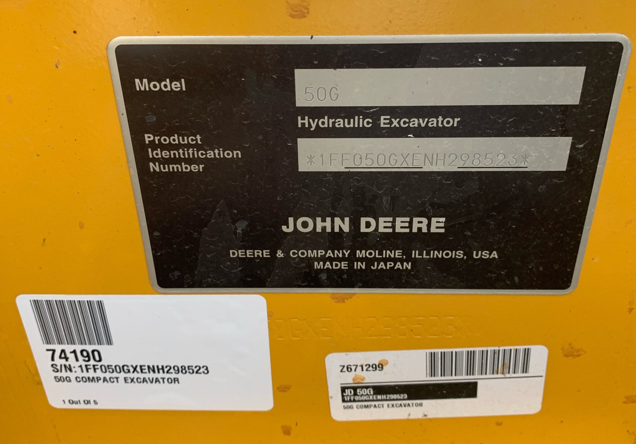 2023 John Deere 50G Image 10
