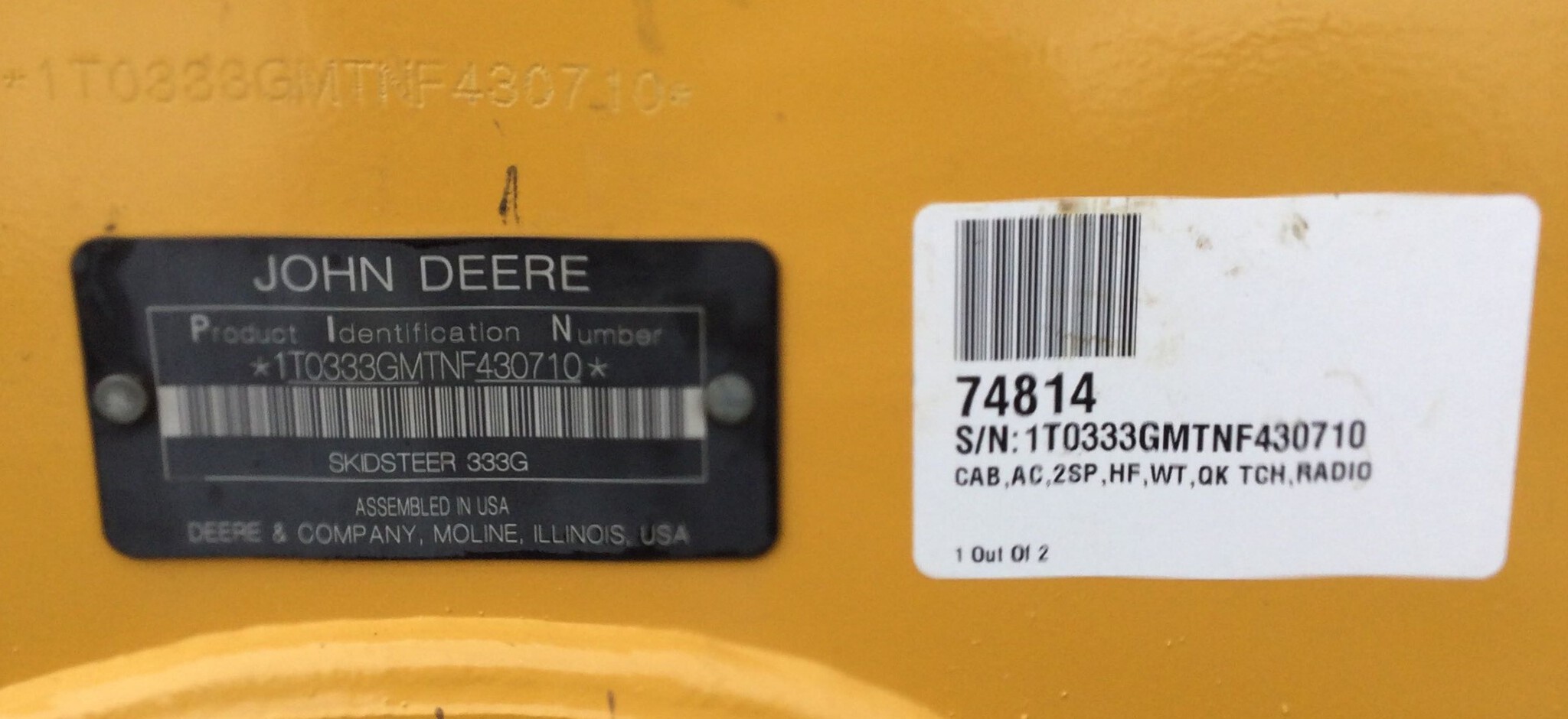 2022 John Deere 333G Image 12