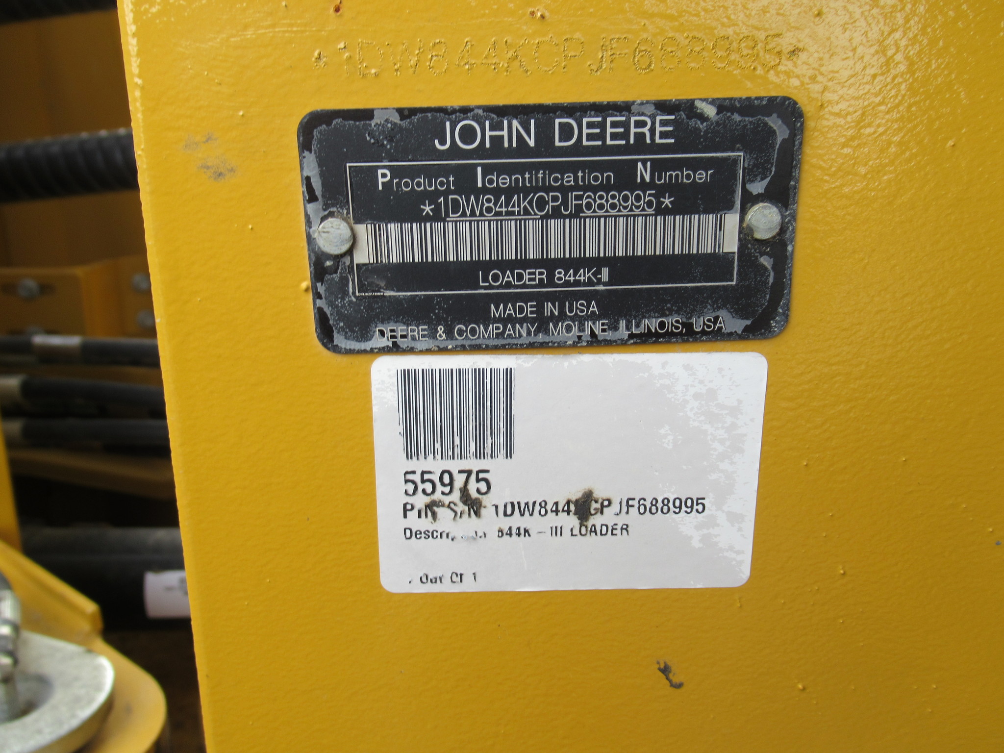 2018 John Deere 844K Image 5